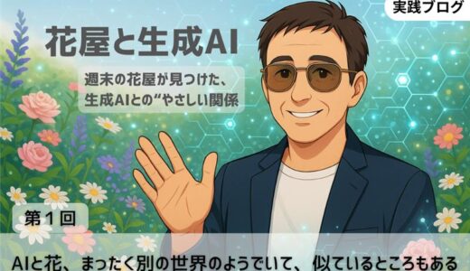 週末の花屋が見つけた「生成AIとのやさしい関係」実践ブログ：第1回