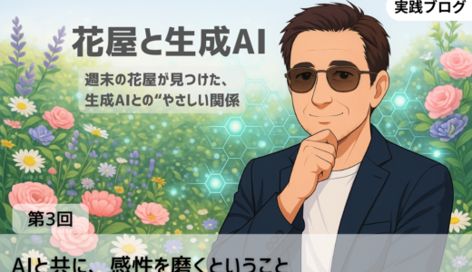 週末の花屋が見つけた「生成AIとのやさしい関係」実践ブログ：第3回