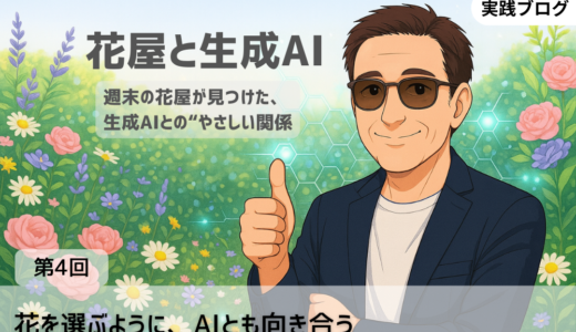 週末の花屋が見つけた「生成AIとのやさしい関係」実践ブログ：第4回